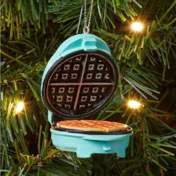 Waffle Maker Christmas Tree Ornament Aqua - Wondershop - Picture 2 of 3